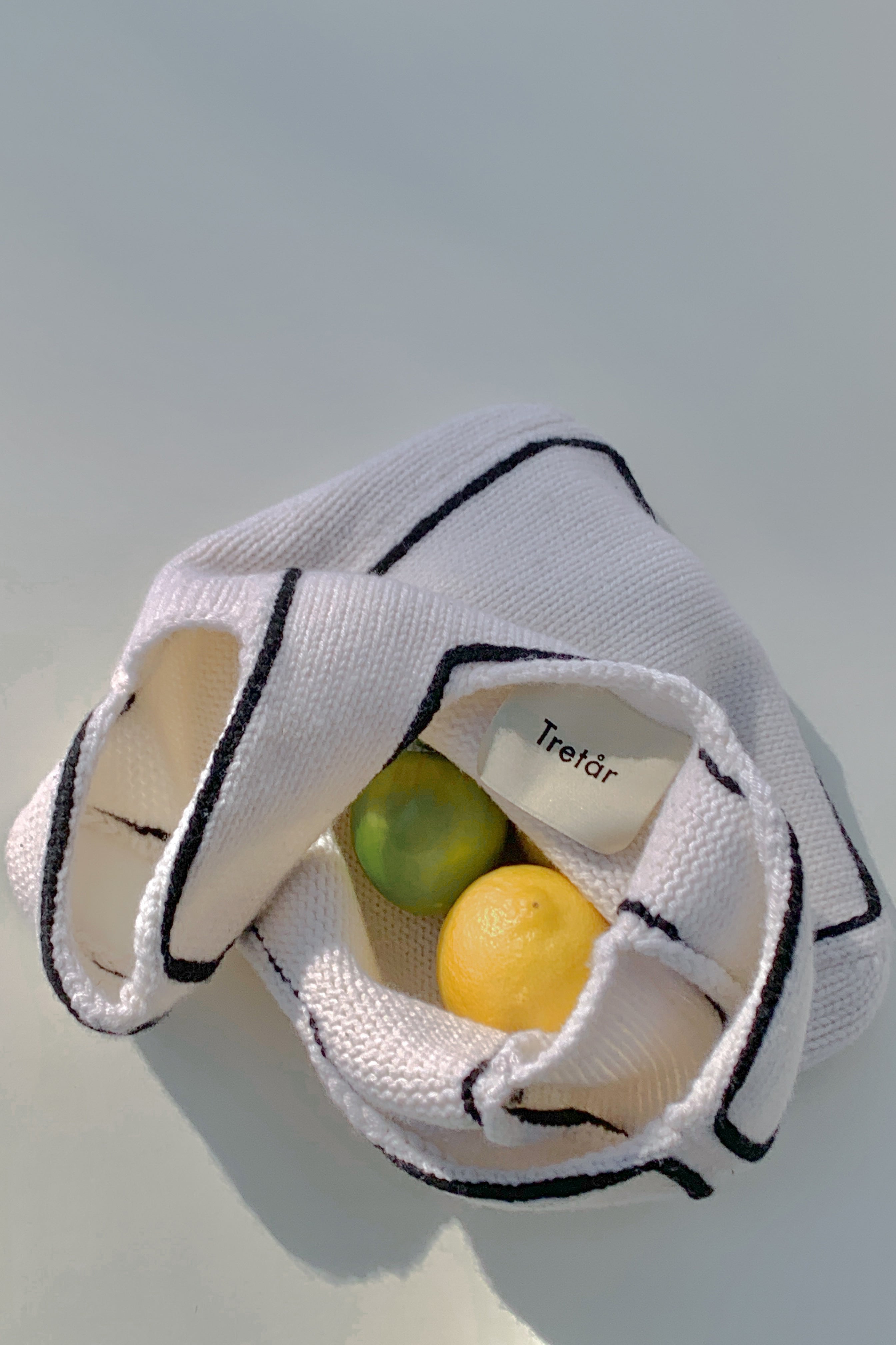 White Wool Handbag