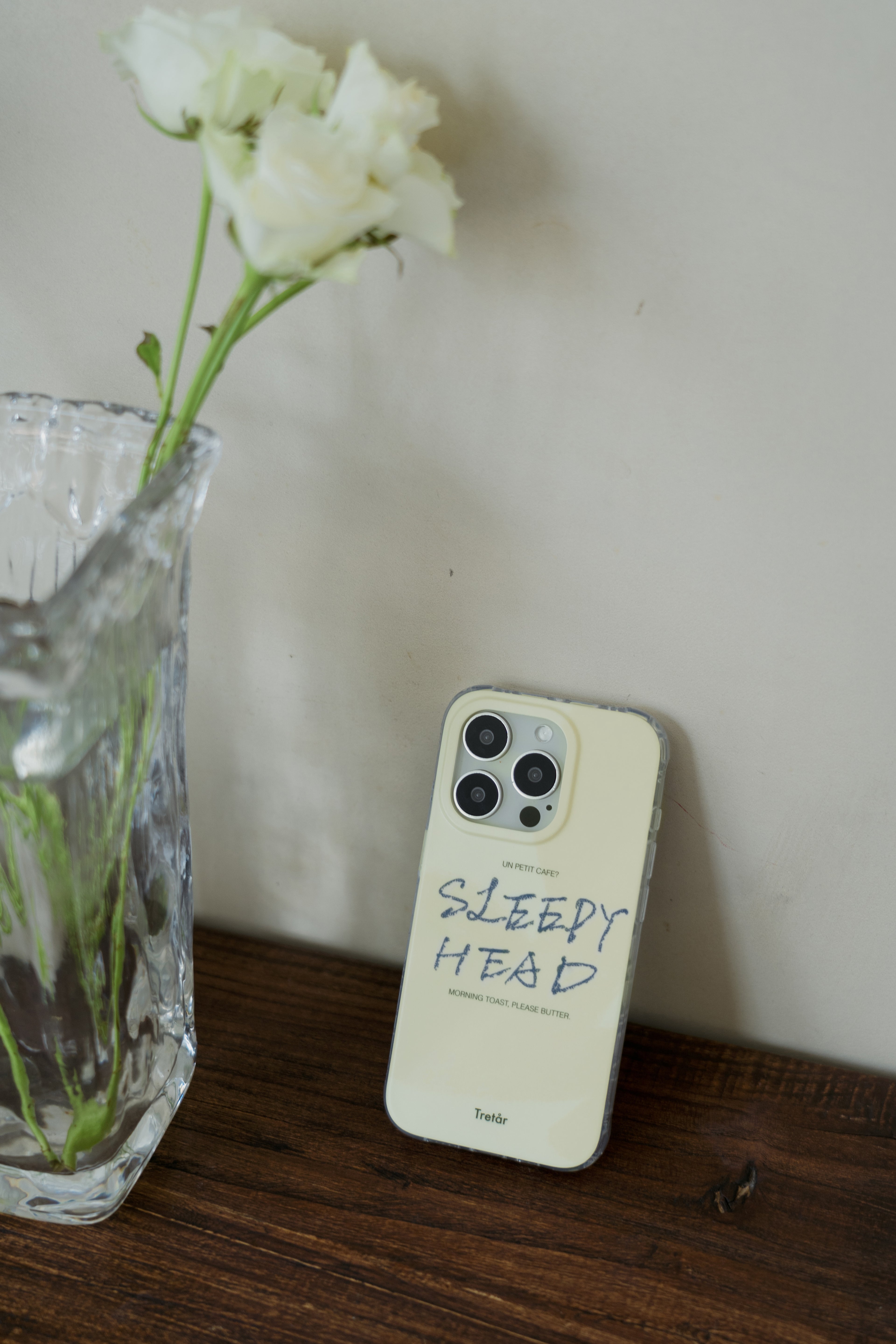 Beige Sleepy Head Magnetic Phone Case