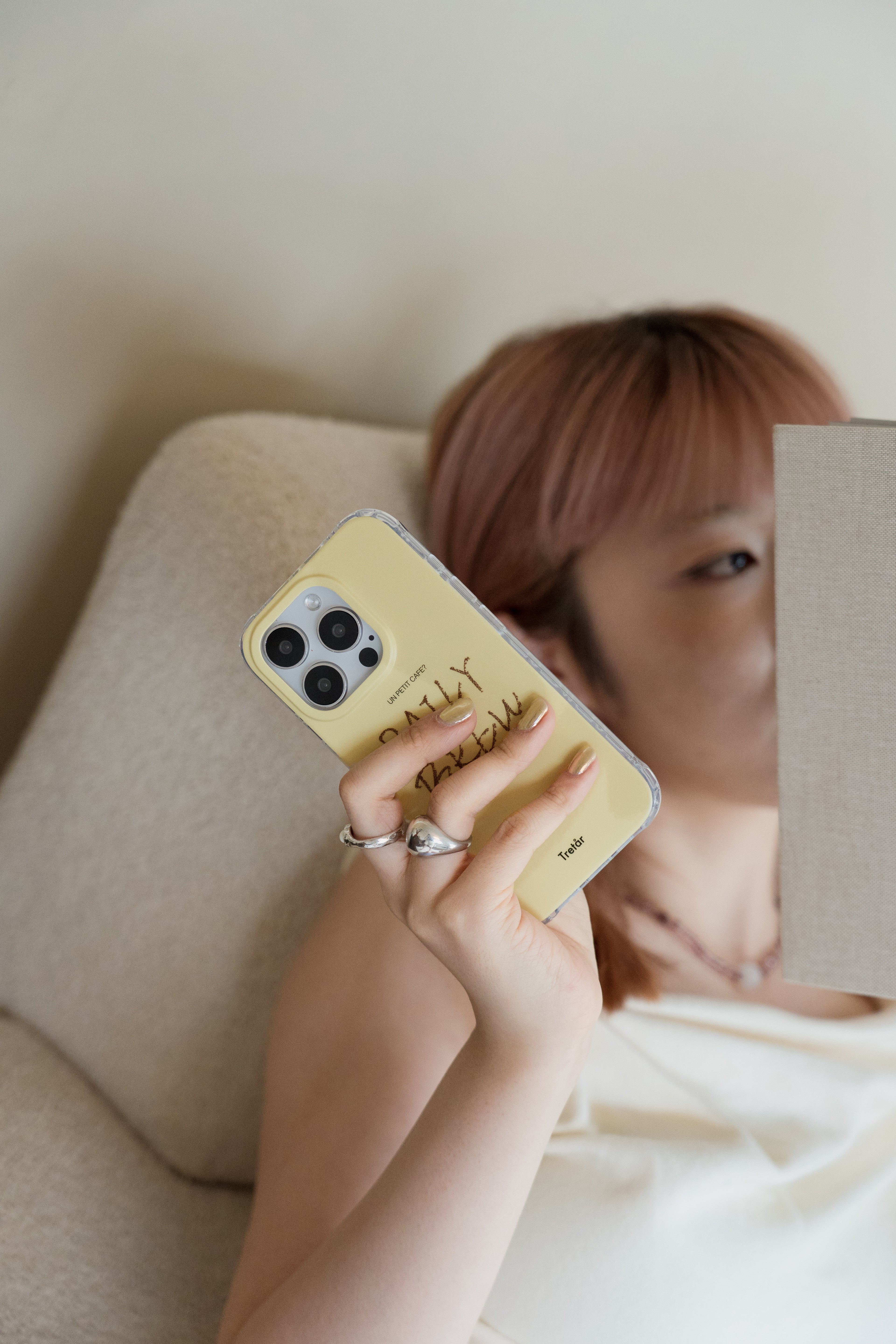 Yellow Daily Brew Magnetic Phone Case