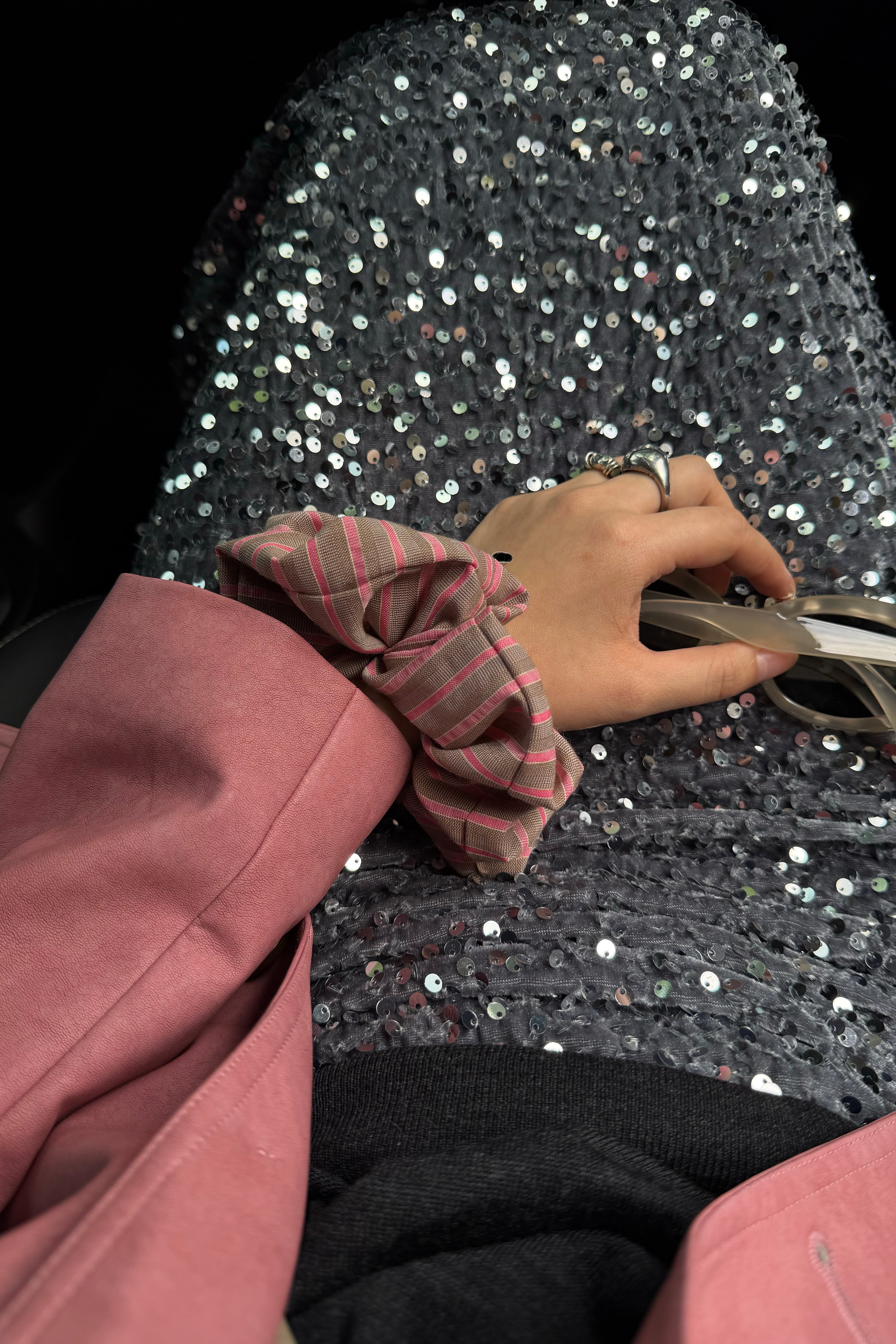 Paris Haze Scrunchie