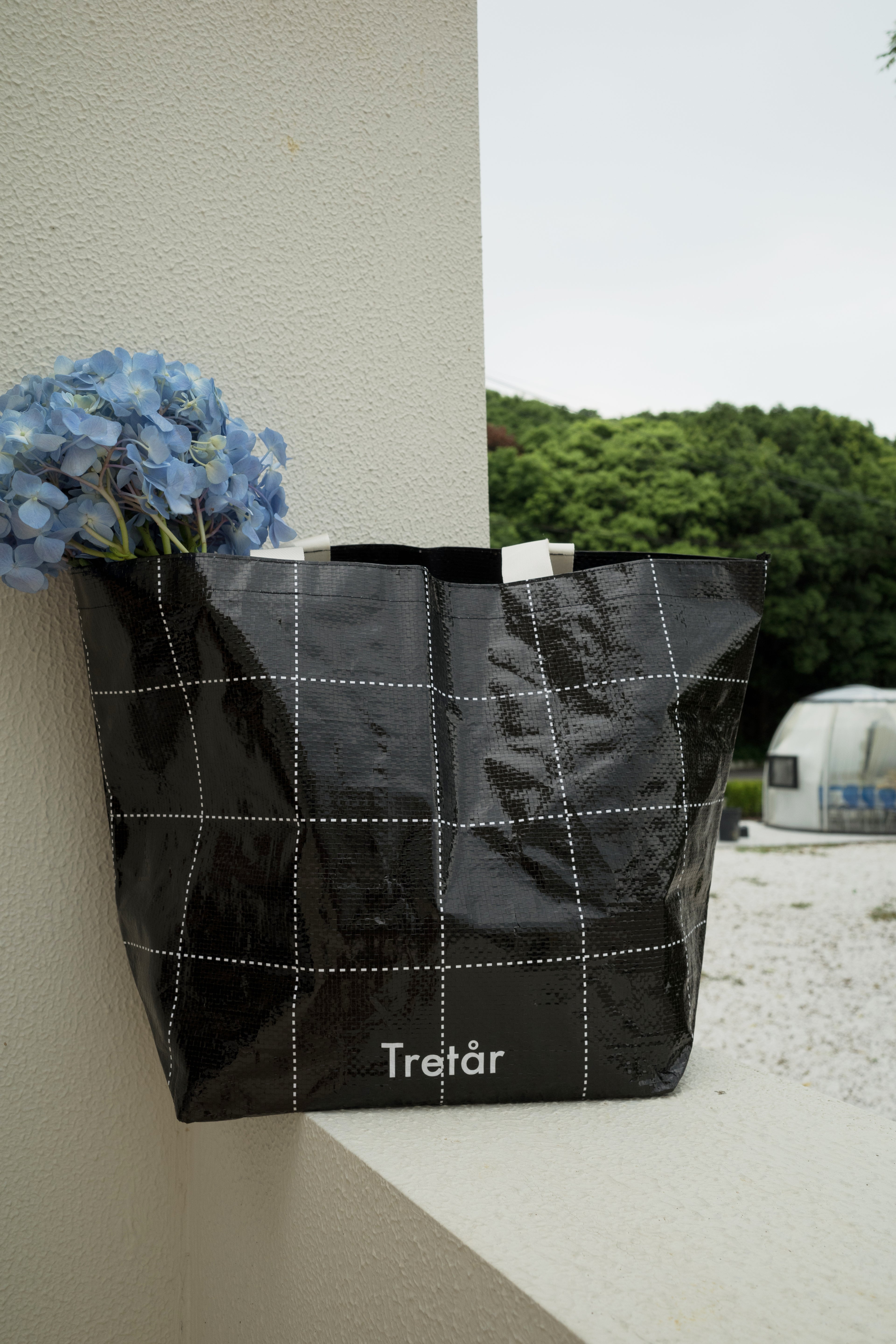 Black Woven Shoulder Bag