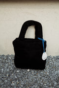 Black Cream Puff Bag