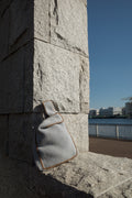 Blue Wool Handbag