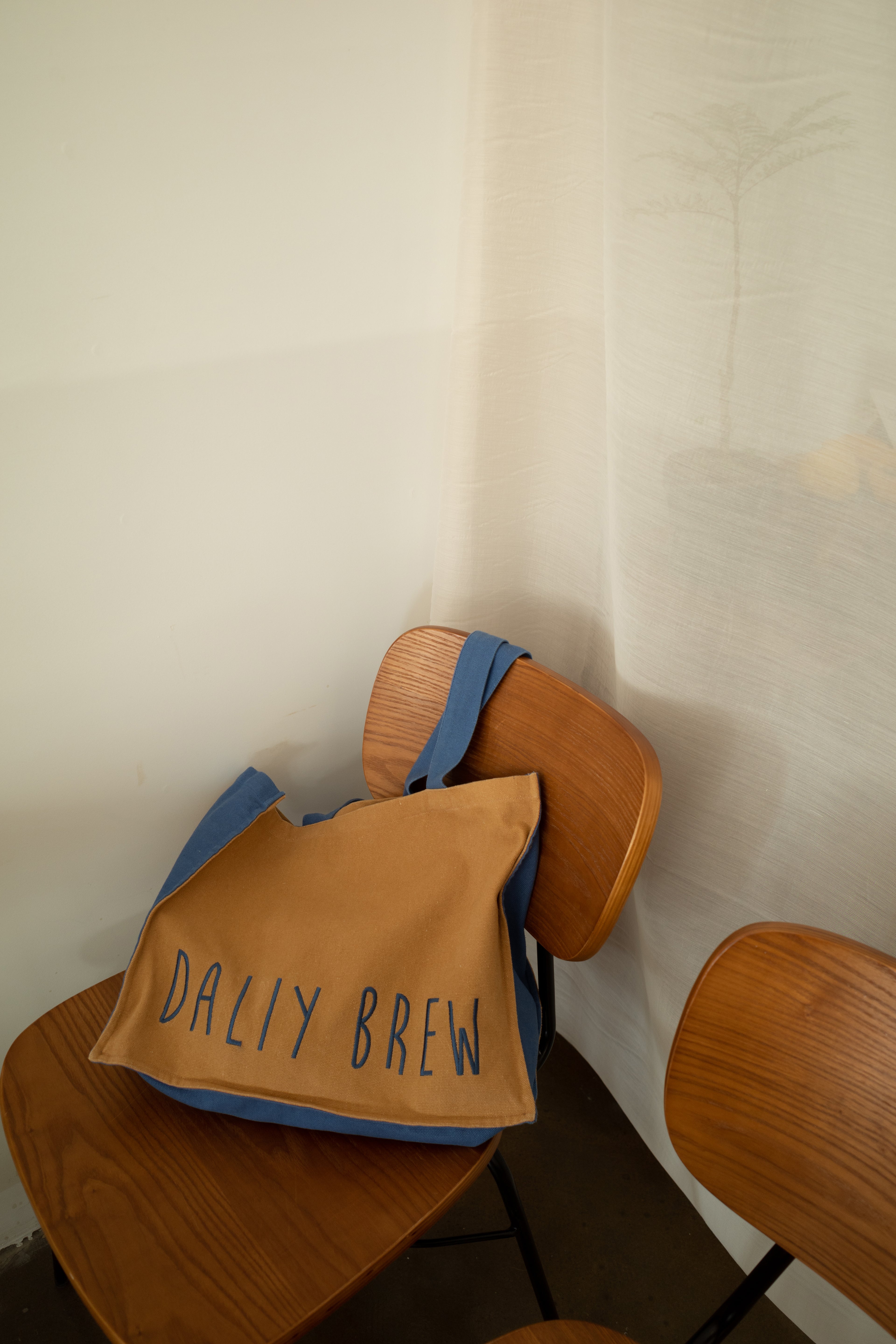 Brown Embroidered Shoulder Bag