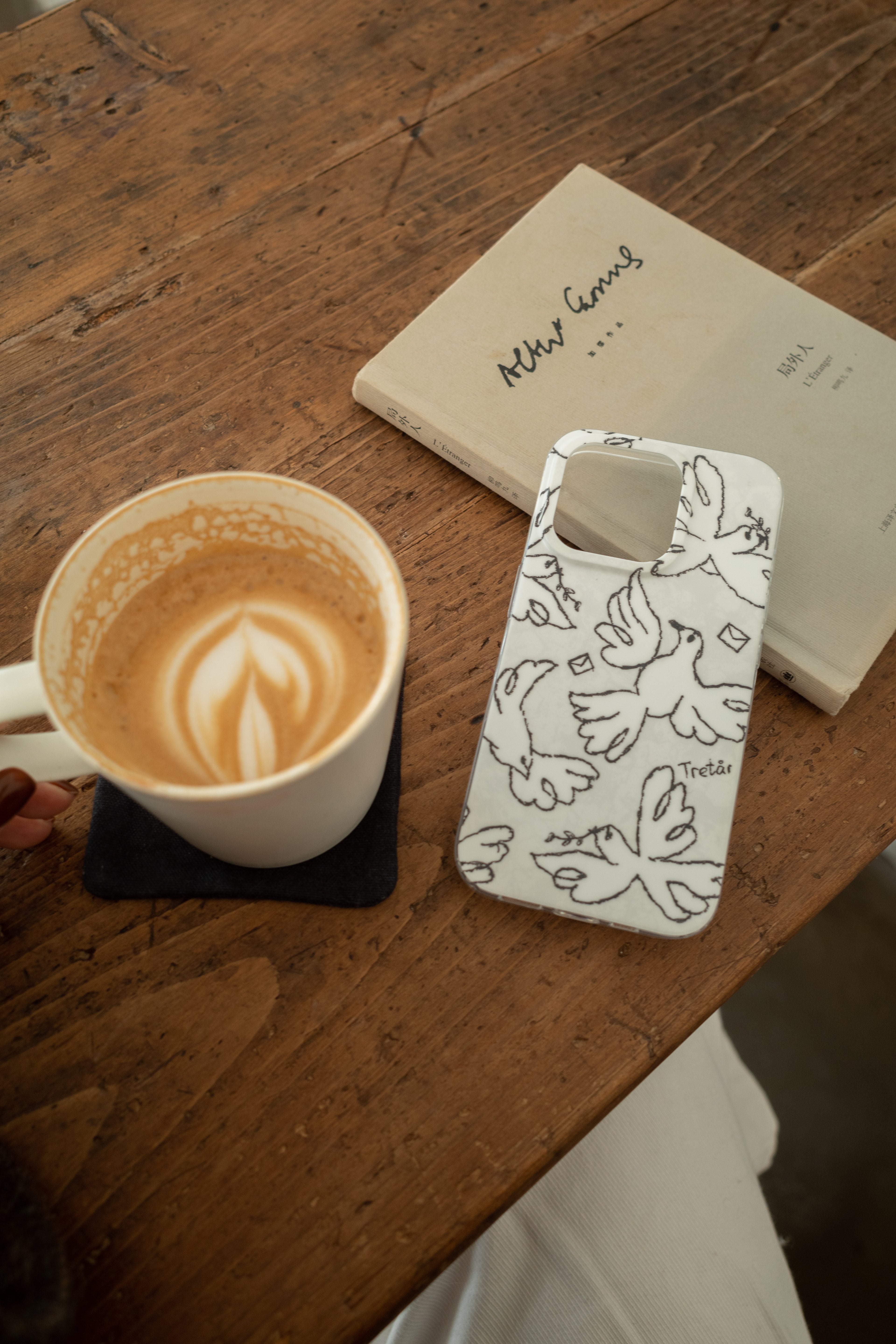 White Dove Letters Phone Case