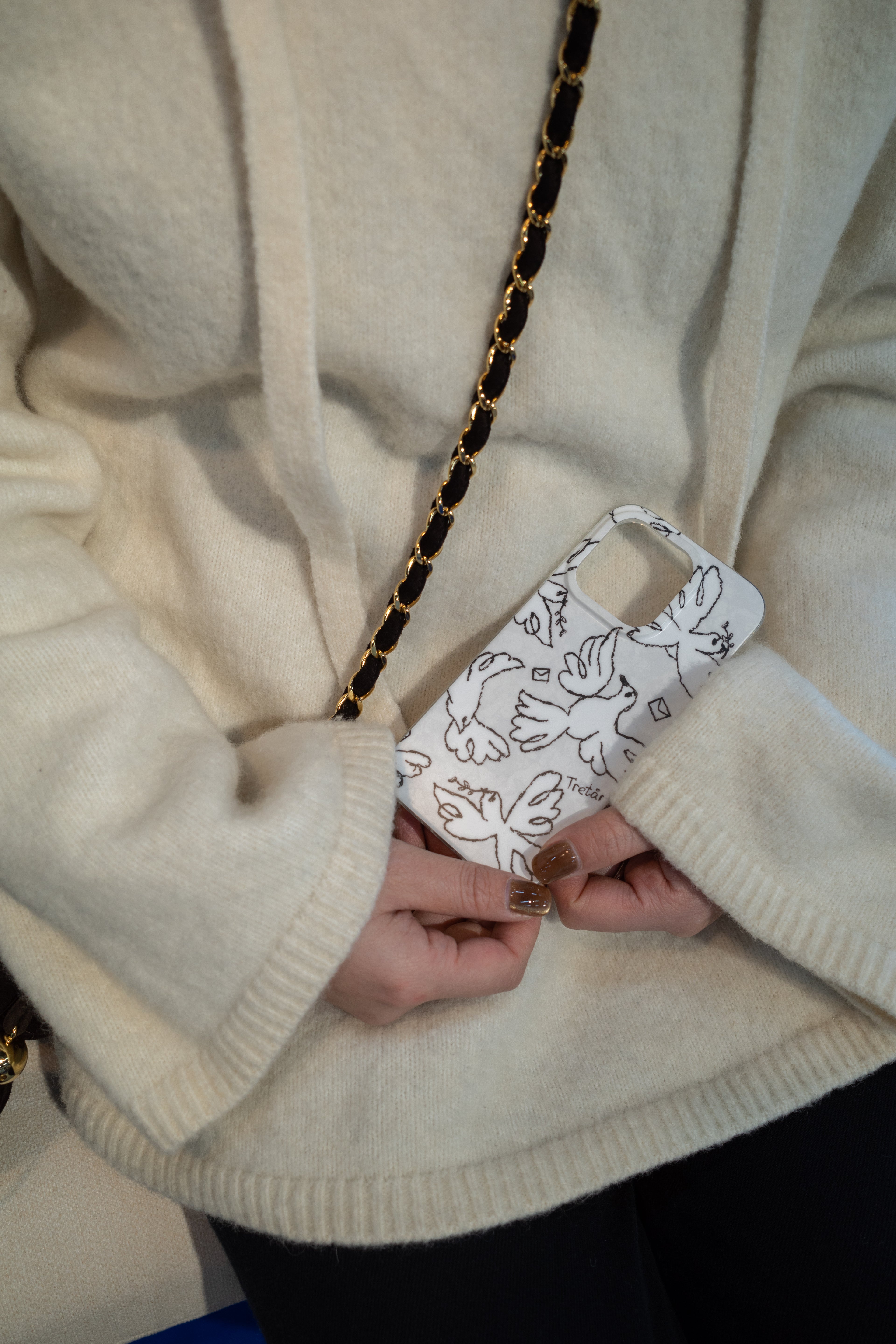 White Dove Letters Phone Case