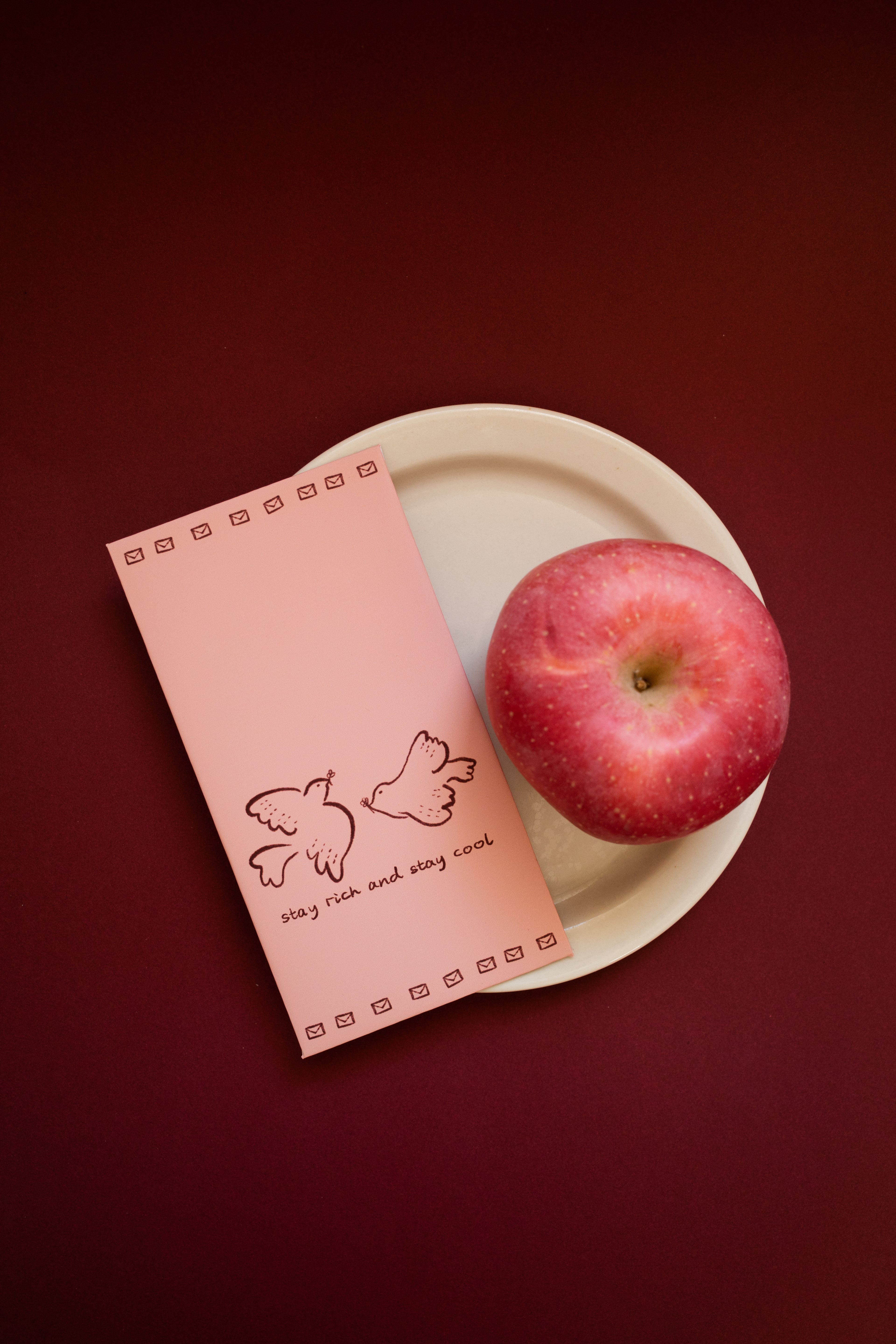 Pink Dove Envelope