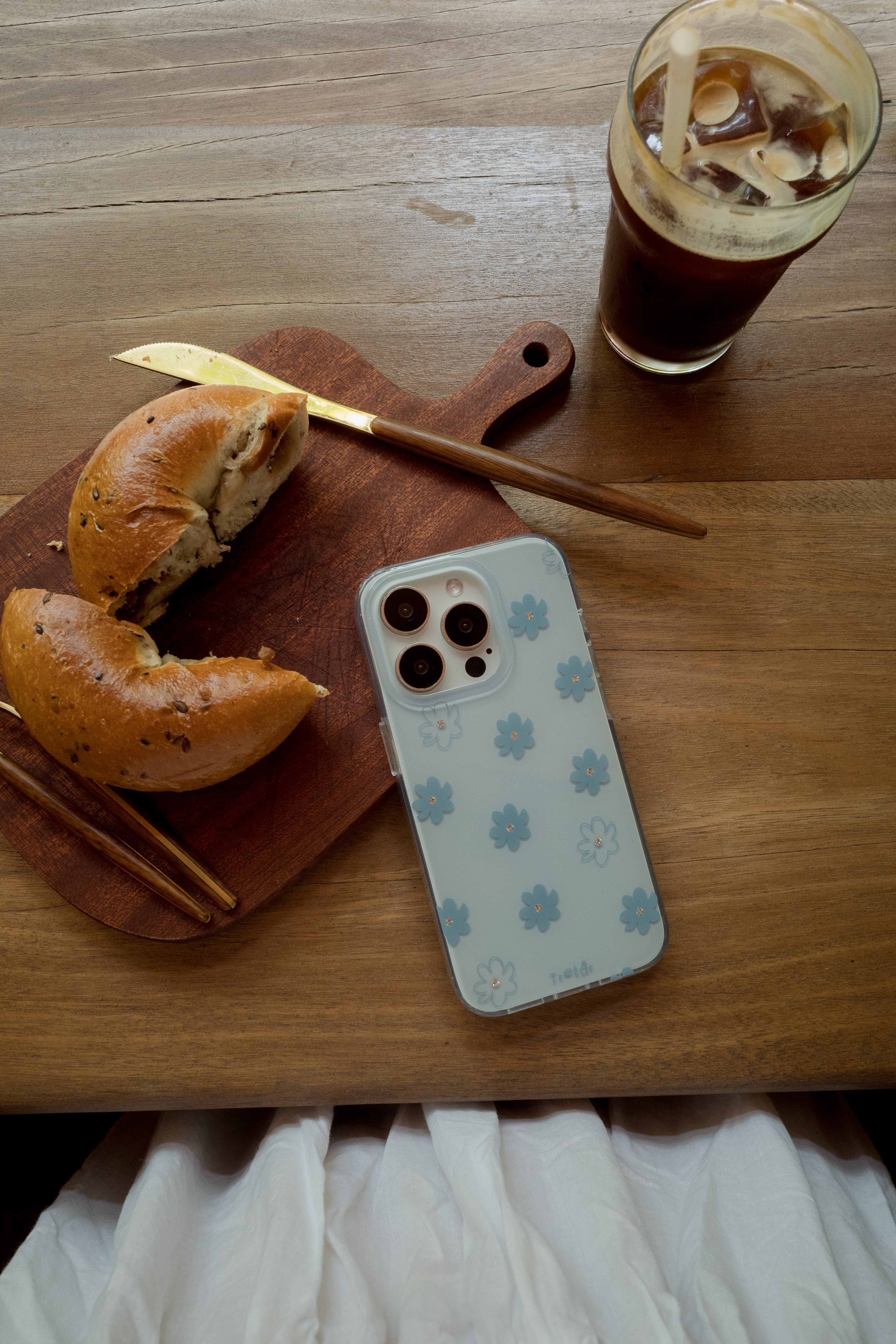 Azure Bloom Phone Case