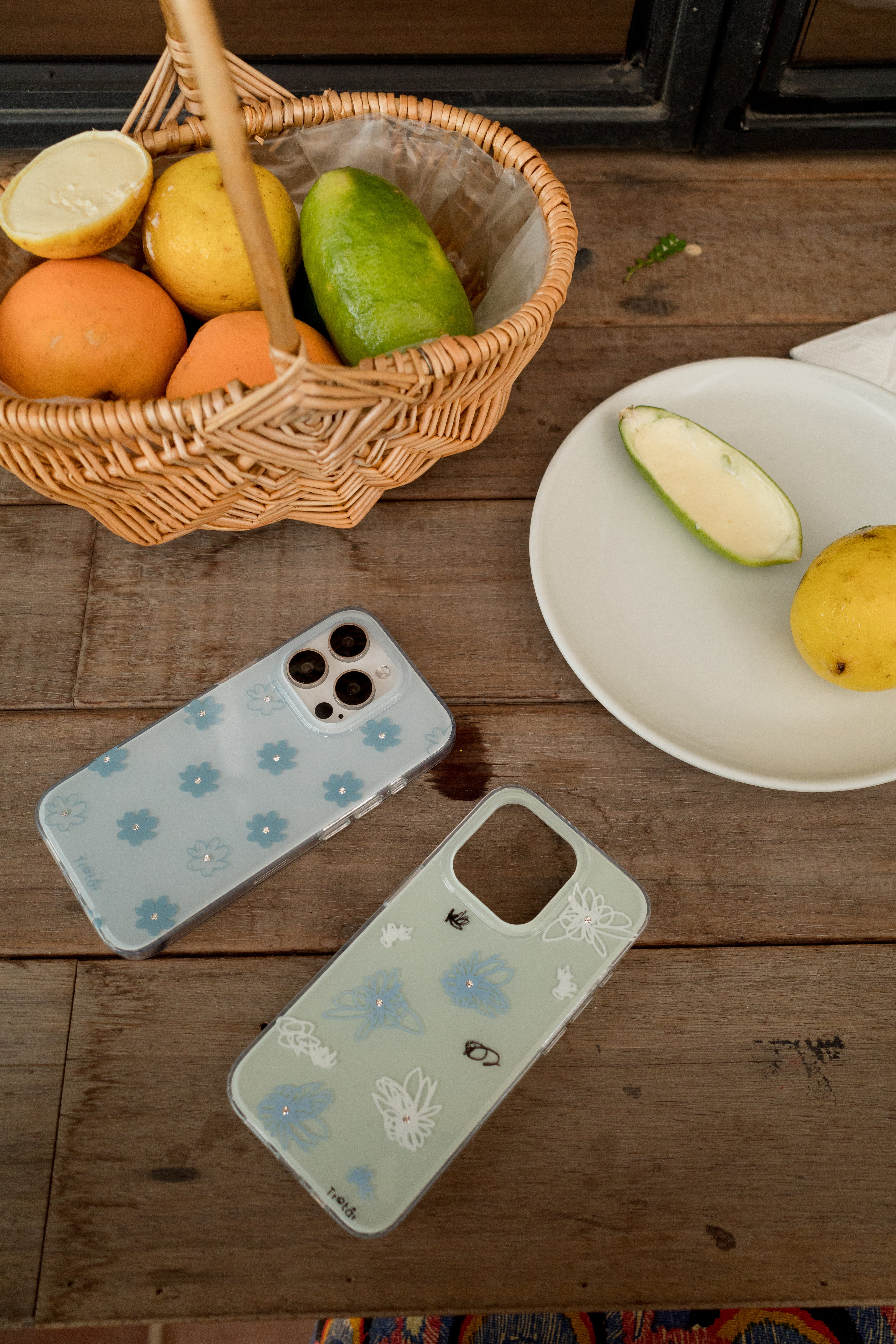 Azure Bloom Phone Case