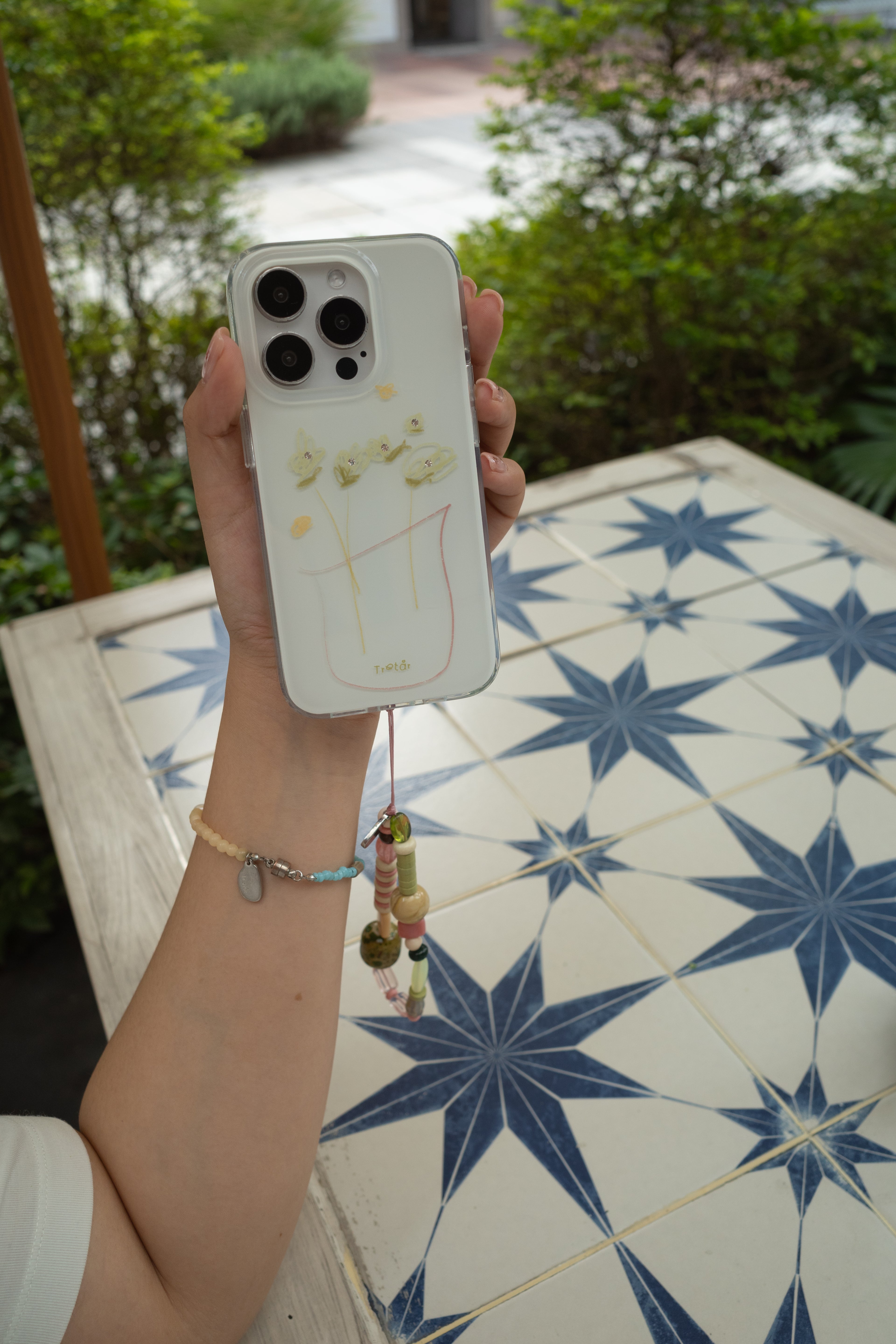 Liman Blush Bloom Phone Charm