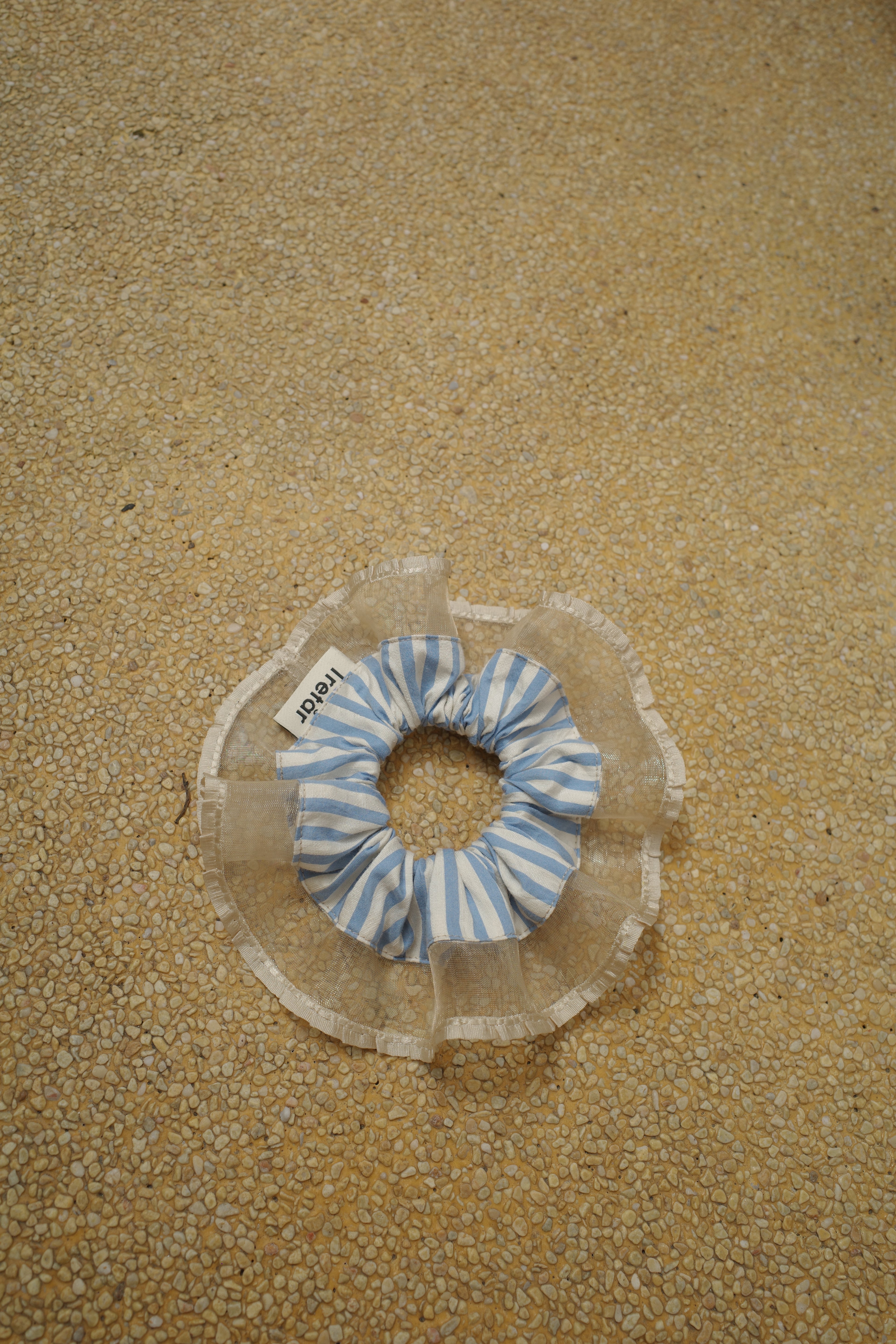 Azure Glow Scrunchie