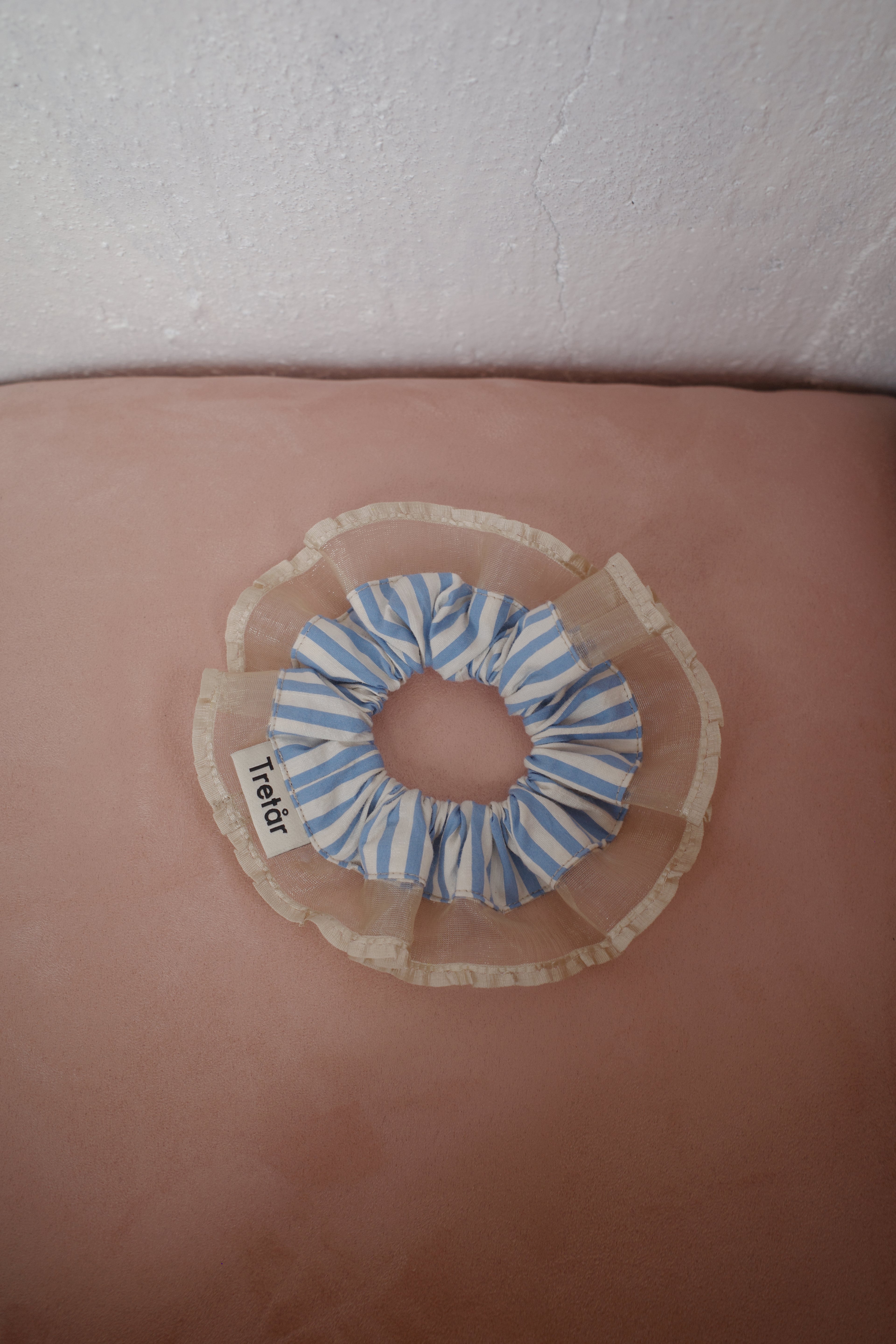 Azure Glow Scrunchie