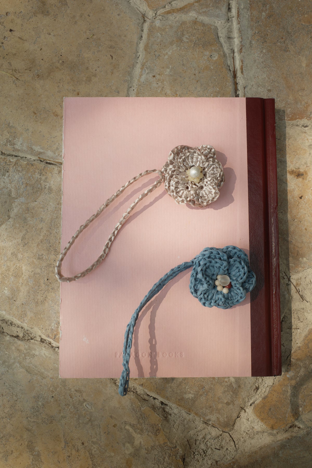 Blue Flower Bag Charm