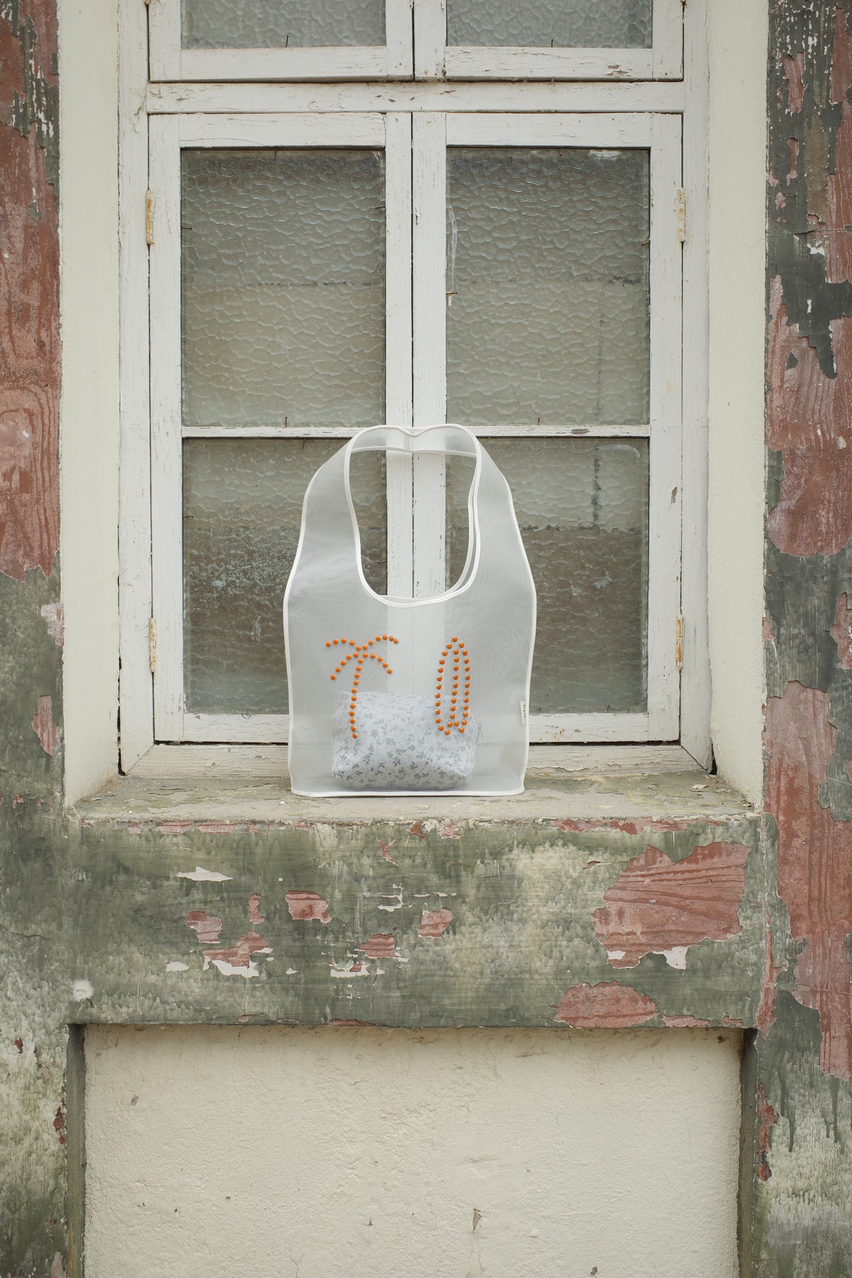 Beaded Mesh Bag