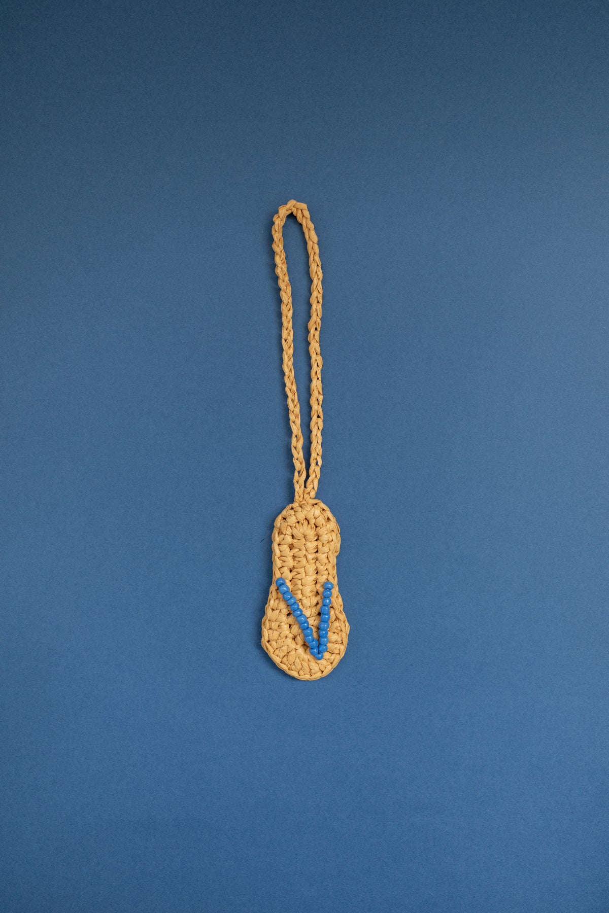 Orange Flip-Flop Bag Charm
