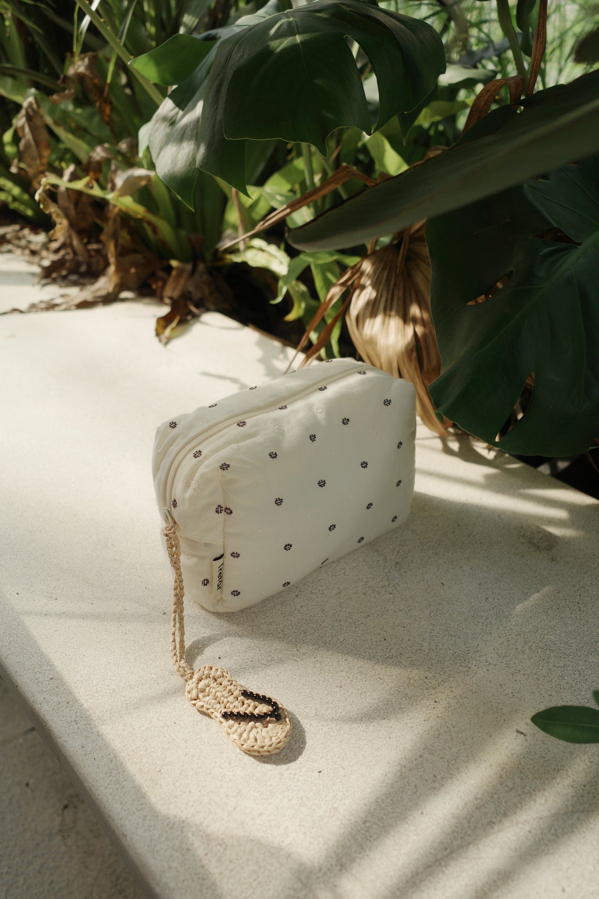 Khaki Flip-Flop Bag Charm
