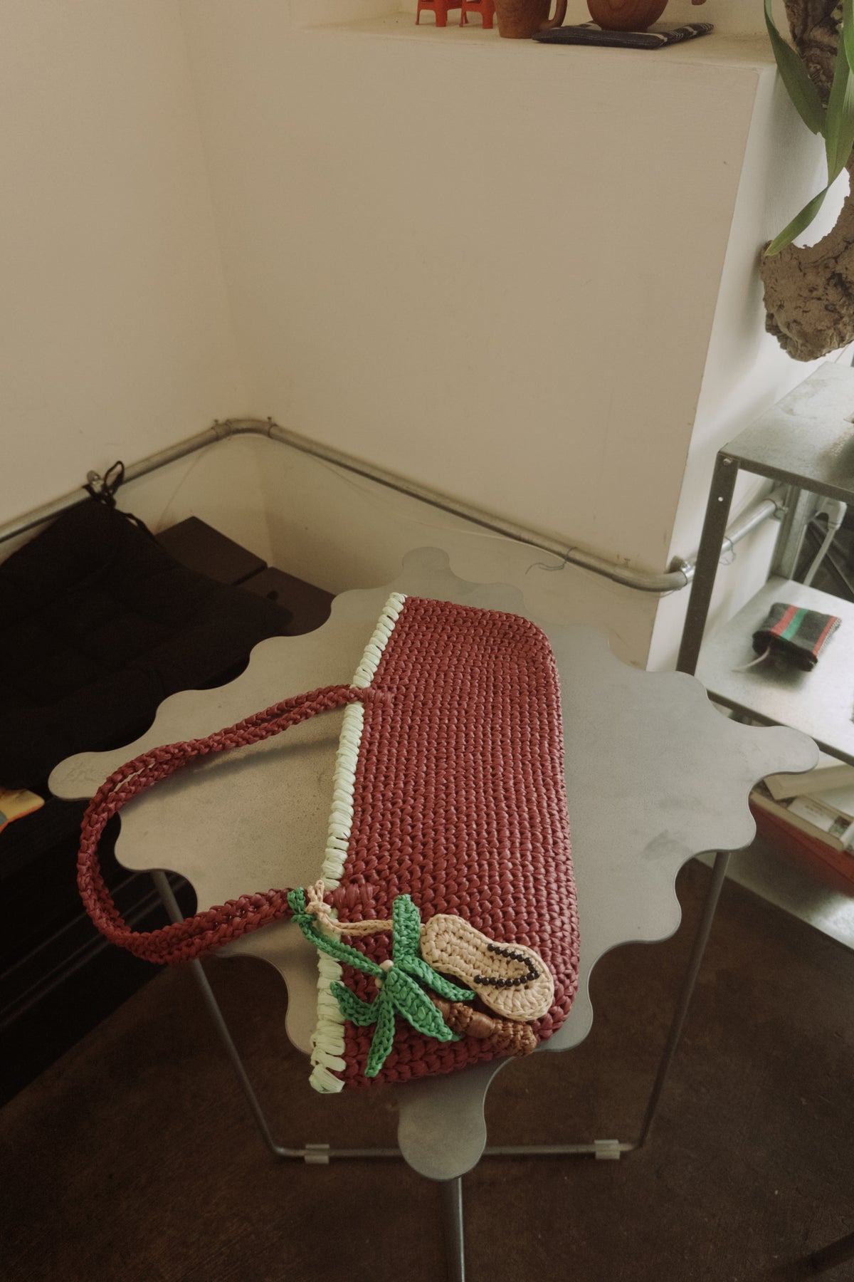 Khaki Flip-Flop Bag Charm
